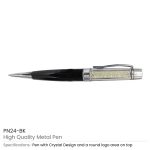 Crystal Metal Pens-PN24-BK