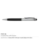 Crystal-Pens-with-Stylus-PN19-BK