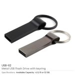 Metal USB Flash Key Ring