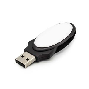 Oval Swivel USB Flash Drive 4GB