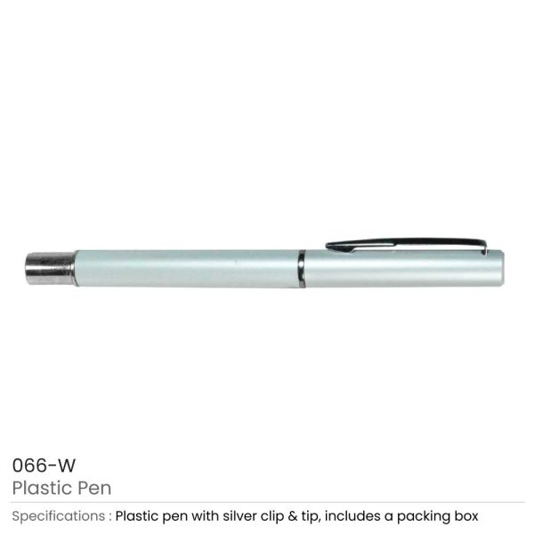 Plastic Pens White