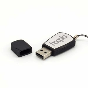 Branding Black Rubberized USB Flash