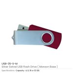 Silver-Swivel-USB-35-S-M