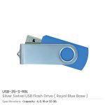 Silver-Swivel-USB-35-S-RBL