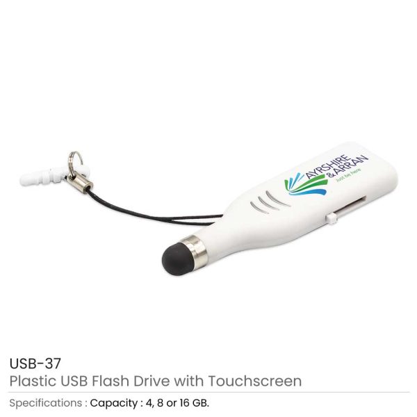Promotional Plastic Stylus USB Flash Drive