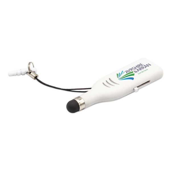Branding Plastic Stylus USB Flash Drive