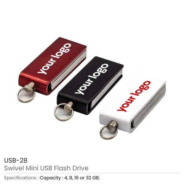 Promotional Mini Swivel USB Flash Drives