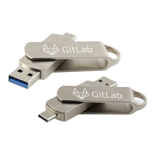 Branding Metal Swivel USB with OTG 15