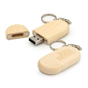 Branding Wooden Key Holder USB Flash Drives