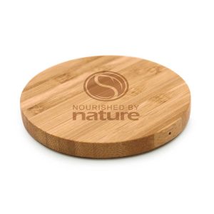 Bamboo Wireless Charger JU-WCP-BR