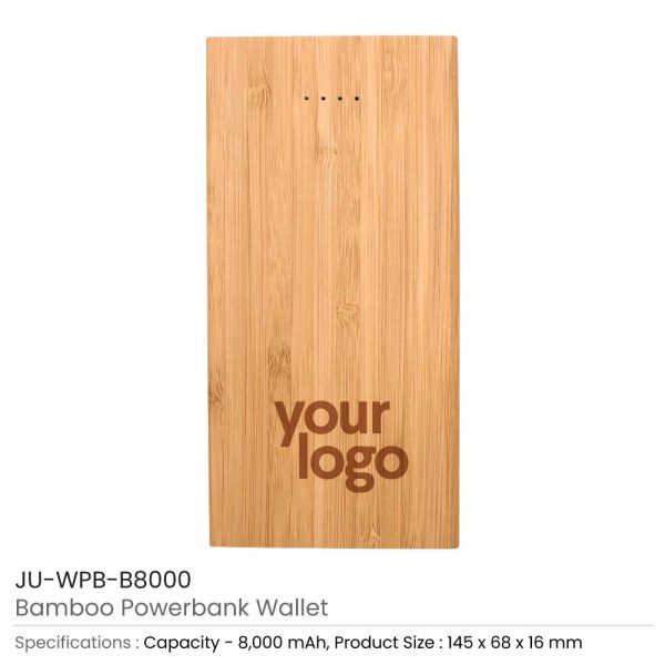 Bamboo Wireless Powerbank JU-WPB-B8000