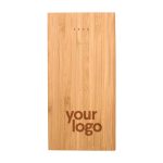 Branding Bamboo Wireless Powerbank JU-WPB-B8000