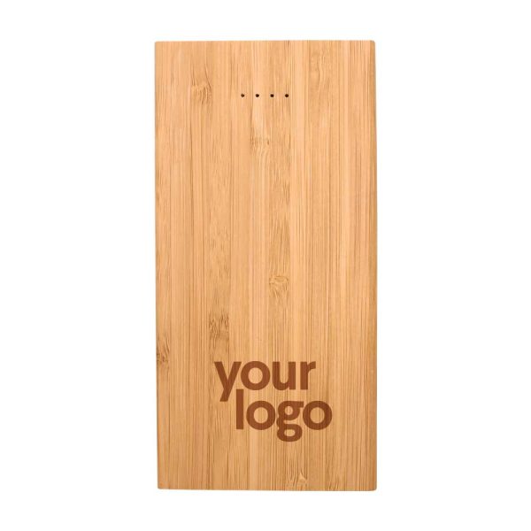 Branding Bamboo Wireless Powerbank JU-WPB-B8000