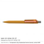 Dot-Pen-with-Transparent-Clip-MAX-D1-GOM-30-37