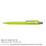 Dot-Pen-with-Transparent-Clip-MAX-D1-GOM-30-78