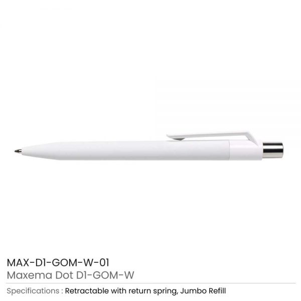 Dot Pen with White Clip 01