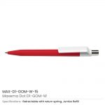 Dot-Pen-with-White-Clip-MAX-D1-GOM-W-15