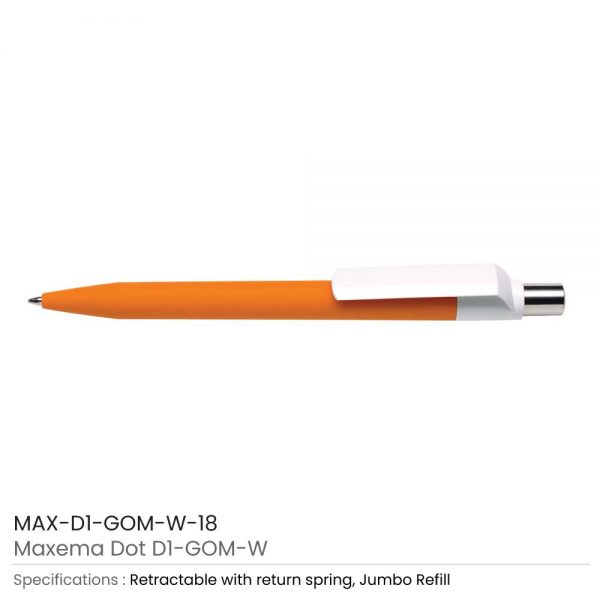 Dot Pen with White Clip 18