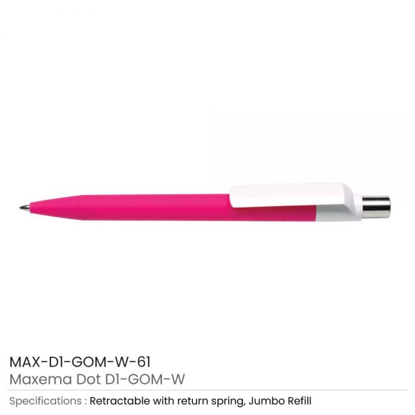 Dot Pen with White Clip 61