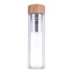Glass and Bamboo Flask TM-014