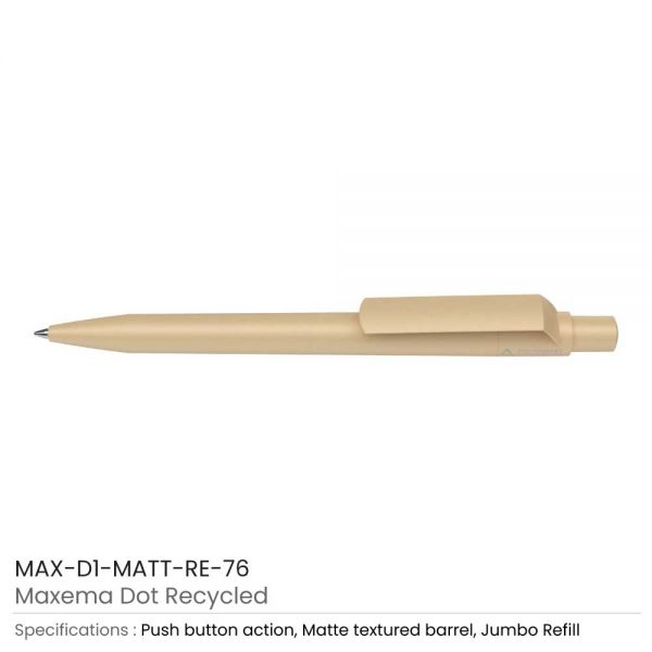 Recycled Pens Maxema Dot 76