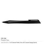 Twisted-Design-Plastic-Pen-061-BK