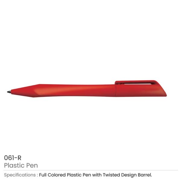 Plastic Pen Red