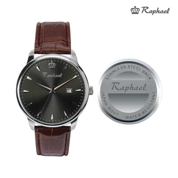 Gents Logo leather wristwatches