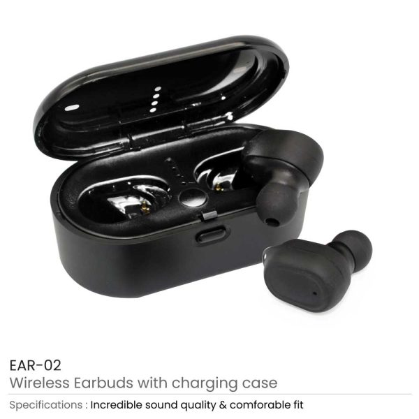 Wireless Earbuds with Charging Case EAR-02