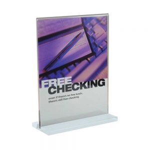 Acrylic Desk Sign Holders
