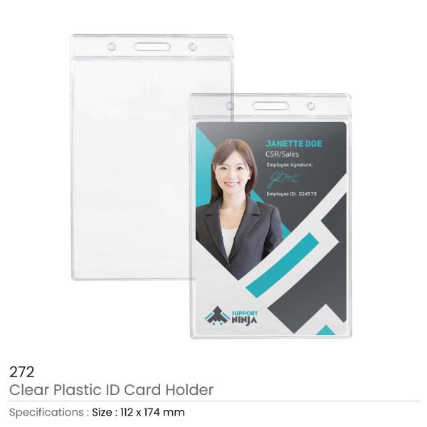 Plastic ID Card Holders