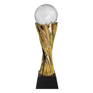 Crystal Globe Trophy with Box