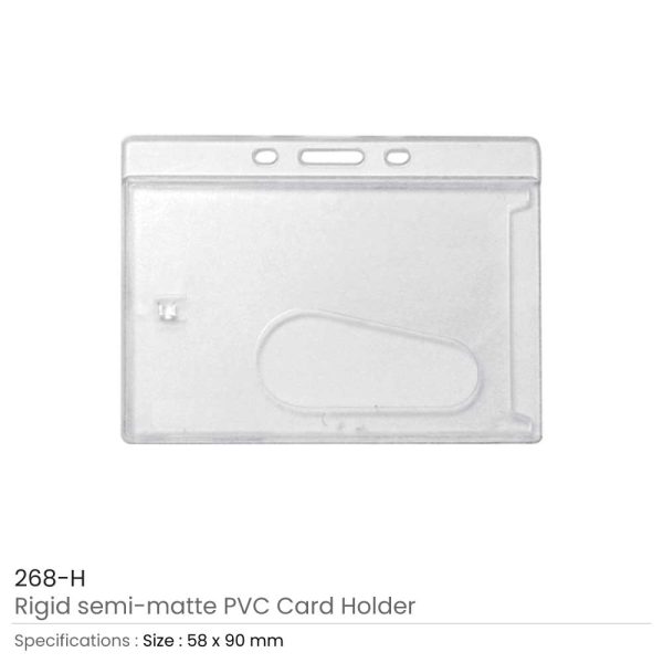 PVC ID Card Holders Horizontal