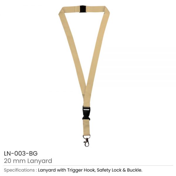 Lanyard Beige Color