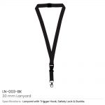 Lanyard-LN-003-BK
