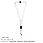 Lanyard-LN-003-W