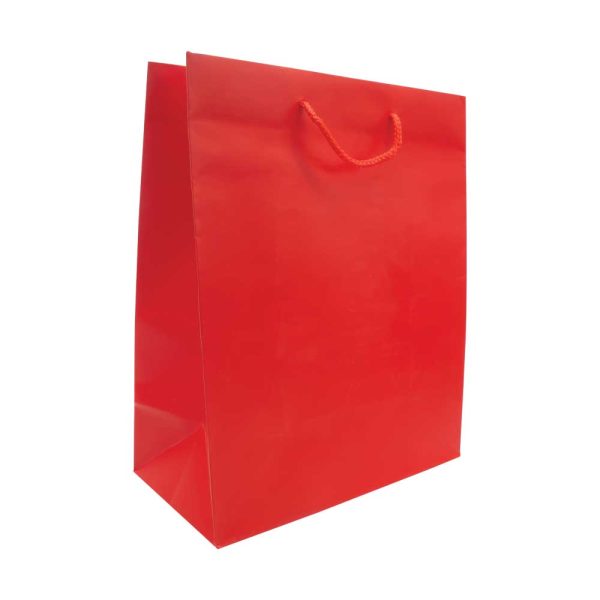 Paper Shopping promotional Bag Vertical A3 Size - Red