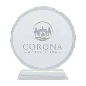 Branding Round Crystal
