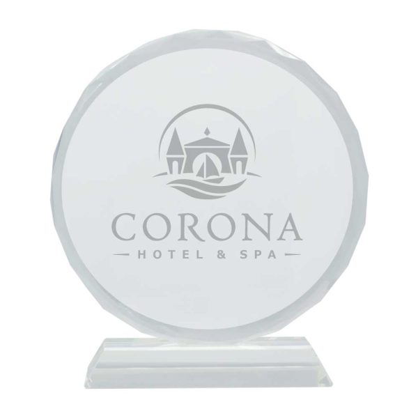 Branding Round Crystal