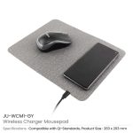 Wireless Charger Mouse Pad JU-WCM1-GY