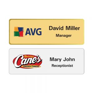 Aluminum Name Badges