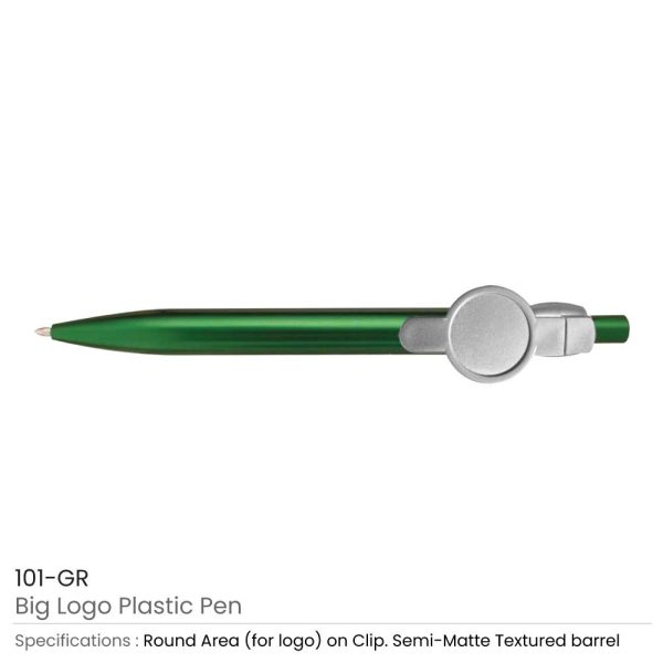 Big Logo Pens - Green