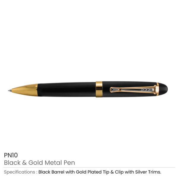 Black & Gold Metal Pen
