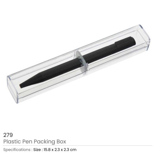 Clear Plastic Pen Box