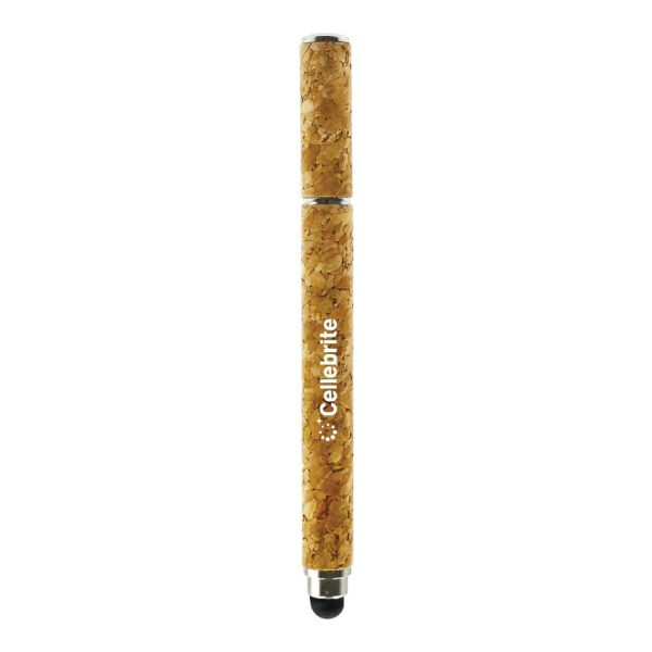 Branding Cork Pens with Stylus
