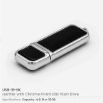Chrome Finish USB-18