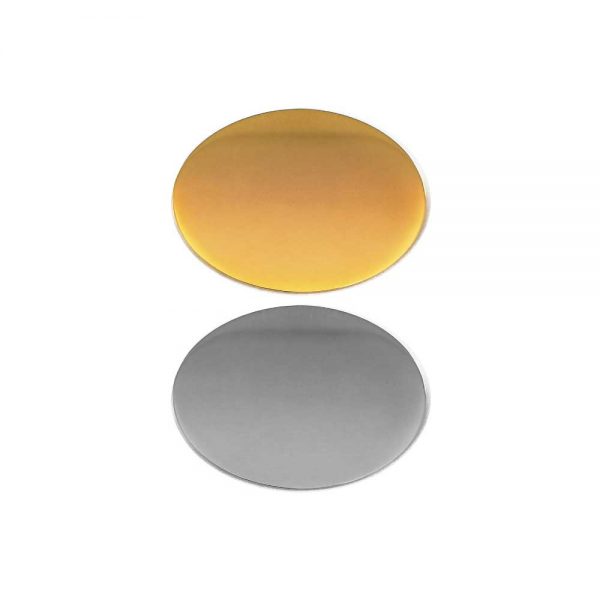 Oval Shape Flat Logo Badges
