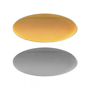 Oval Flat Metal Badges