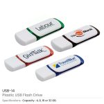 Plastic USB Flash Drives