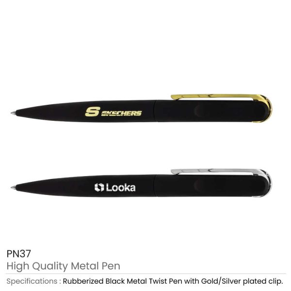 Rubberized Metal Pens